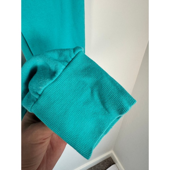Fox Racing Women's Teal Jogger Sweatpants Thermal Logo Waistband Size S - Picture 4 of 7